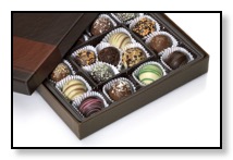 box of chocolates symbolizing that there are many choices of dental insurance